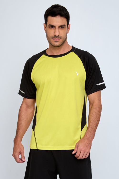 Camiseta Masculina Esporte Verde Lima