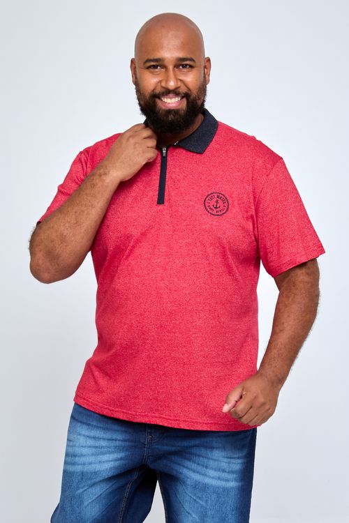 Polo Masculina Super Vermelha