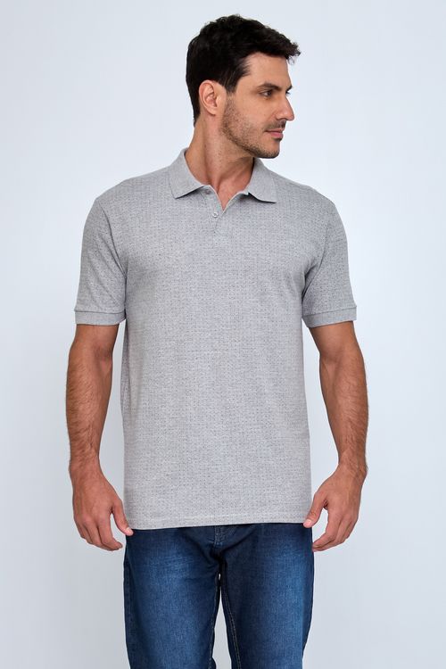 Camisa Polo Masculina Mescla