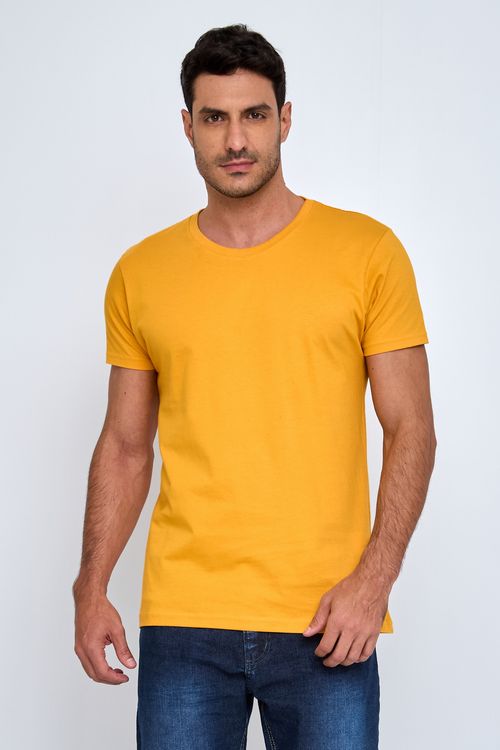 Camiseta Masculina Mostarda