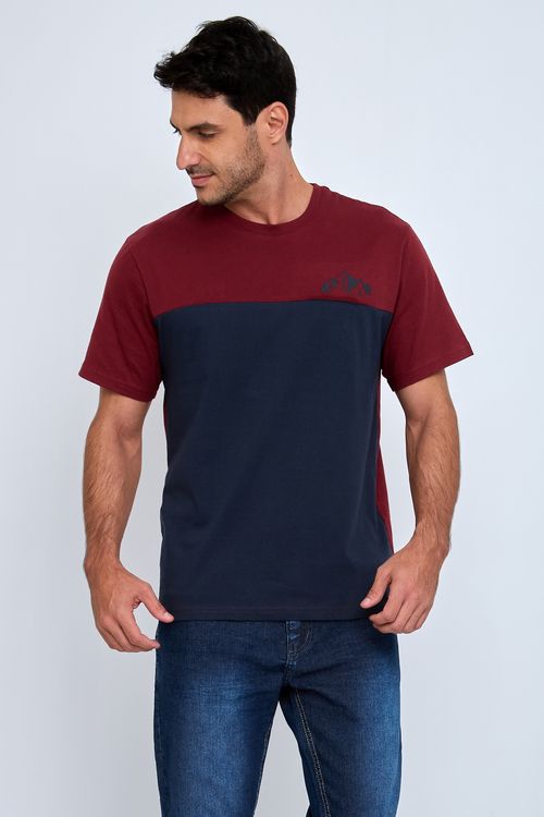 Camiseta Masculina Vinho