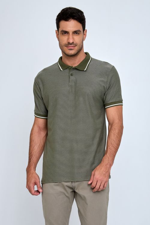 Polo masc promo 1274548 verde militar verde militar