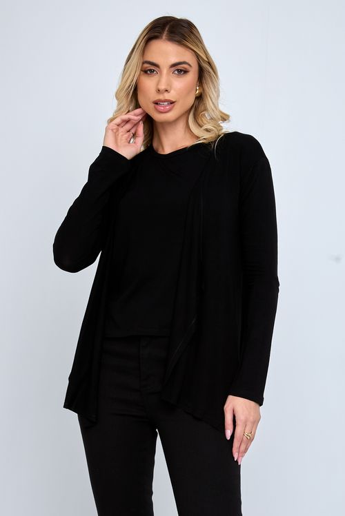 Capinha em Viscose Preto