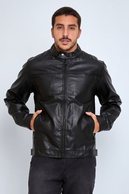 JAQUETA MASC CASUAL MCJ 202 W  PU - PRETO