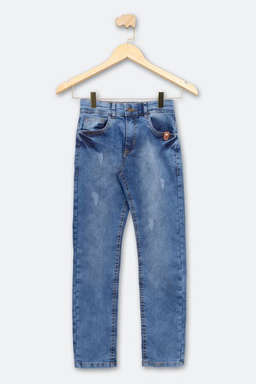 Calça Infantil de 10 a 16 anos Jeans Clássico