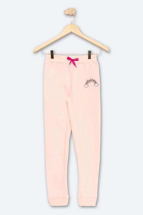 CALÇA FLEECE INF NAS 4/10 IAA400 CORAL N - CORAL NEON