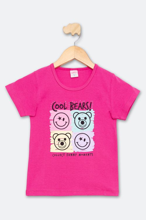 Blusa inf10/16nas juv01 smile bears pink pink