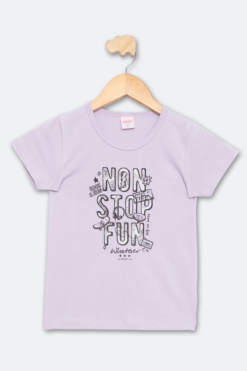 Blusa Juvenil Lilás Tam 10 a 16