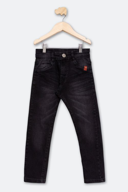 Calça Infantil de 4 a 8 Anos Jeans Preto