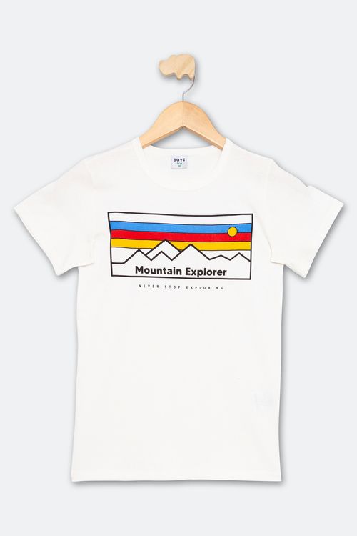 Camiseta mc inf10/16nos 1274676 mountain off white