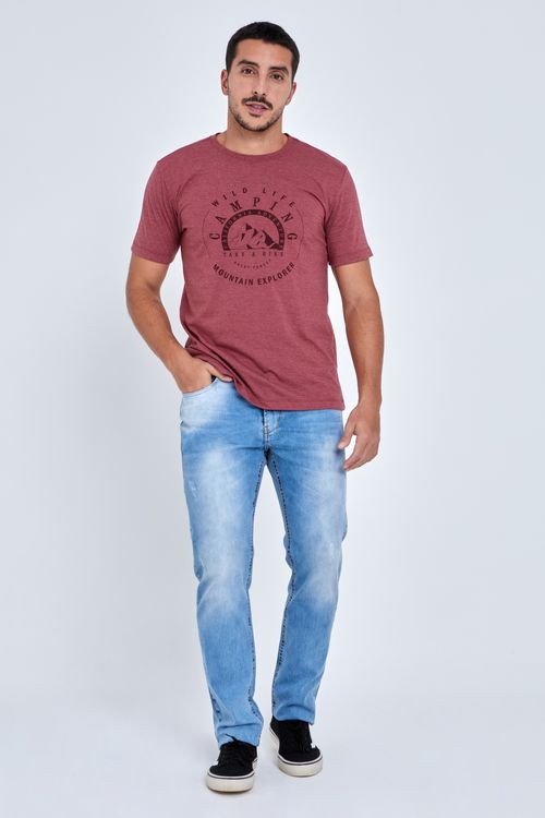 Calca area jeans 8143 claro com cordao jeans claro