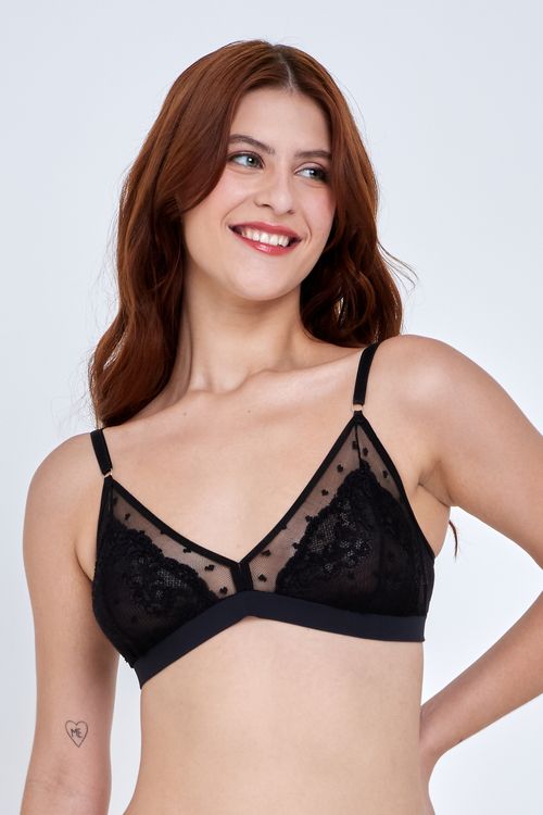 Soutien Feminino Sem Bojo Preto