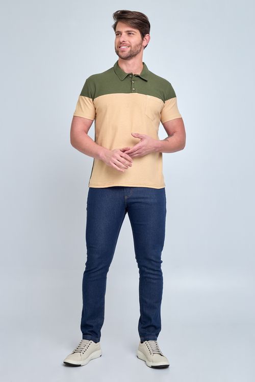 Calça Jeans Masculina Slim Azul Escuro