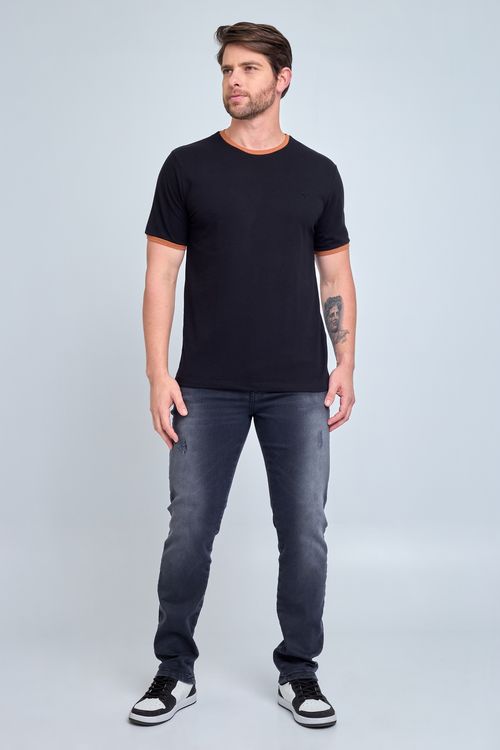 Calca masc jv inv2421jns sk navalh black jeans black