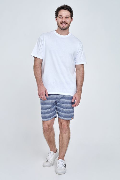 Shorts masc prog ch01 eco listrado chumb chumbo