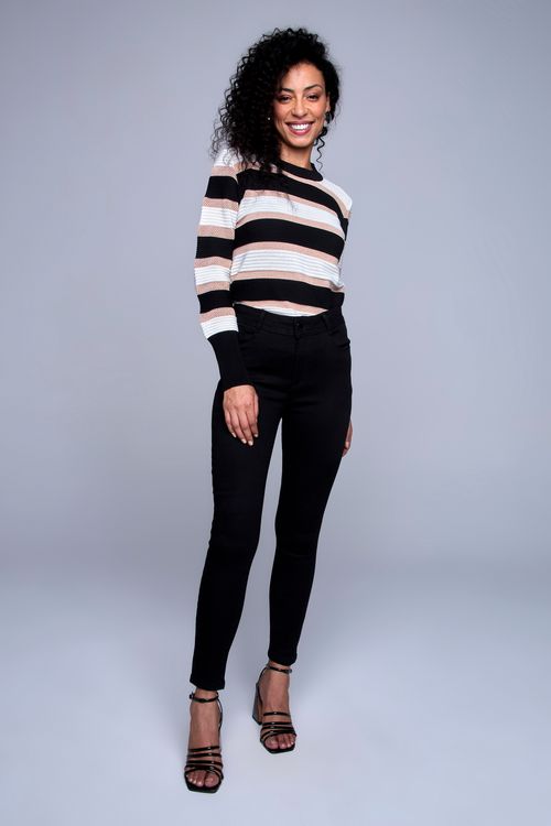 Calça Feminina Montaria Lisa Preto