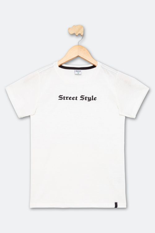 Camiseta Juvenil Street Off White Tam 10 a 16