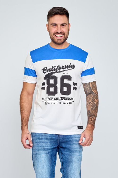 CAMISETA MC STREET 1274244 BASQUET BCO - BRANCO