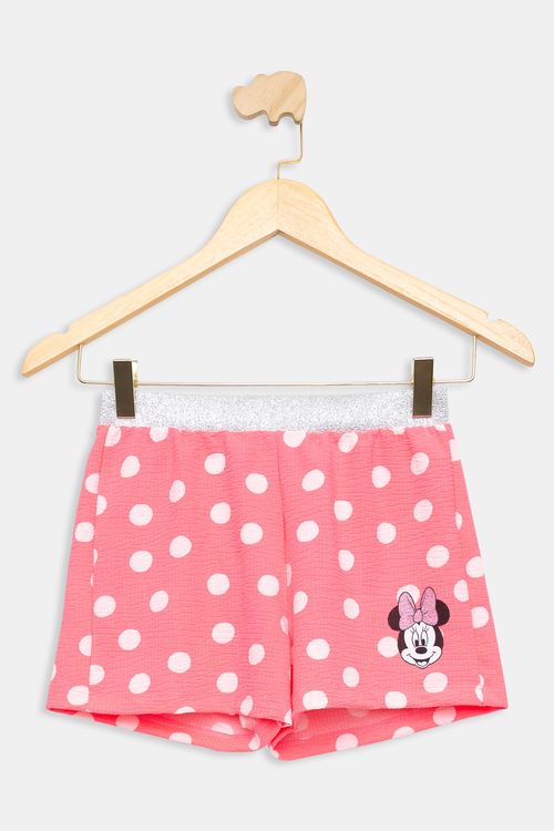 SHORTS INF4/10NAS ROT POA MINNIE NEON - ROSA NEON