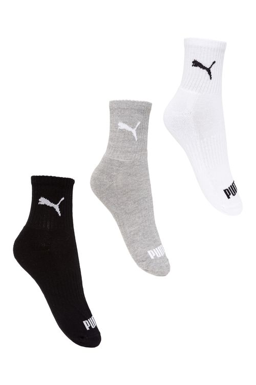 Kit Meias 3x1 Cano Médio Puma Sortidas 39 a 43
