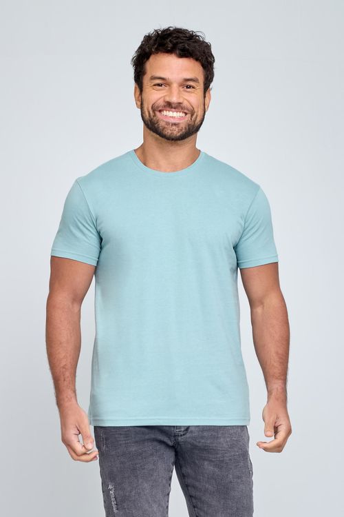 Camiseta Masculina Penteada Verde