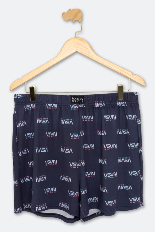Samba Canção Masculina NASA Azul
