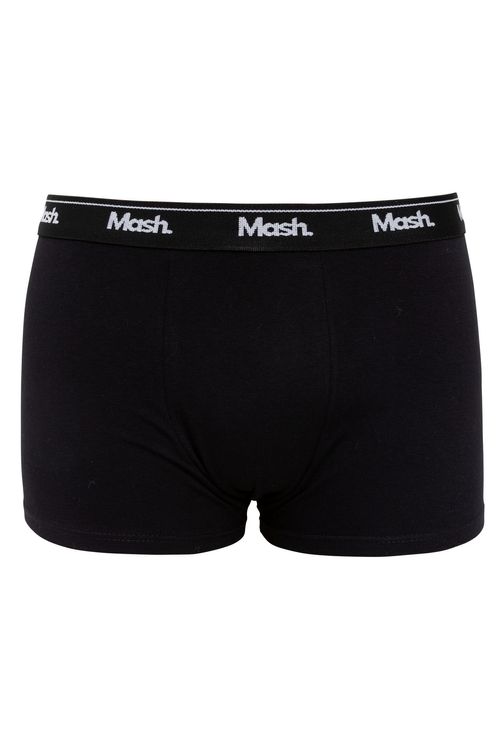 Cueca boxer cotton mash - preto - p -gg preto