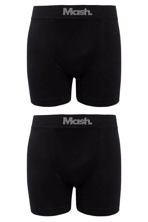 Kit cueca boxer micro mash preto - p -gg preto