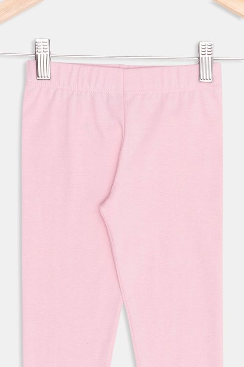 Legging Infantil Lisa Rosa Tam 1 a 3