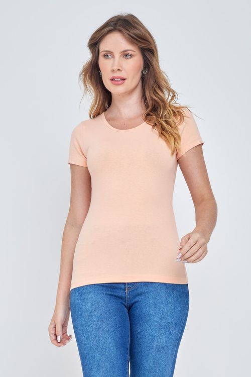 Blusa Feminina em Cotton Coral