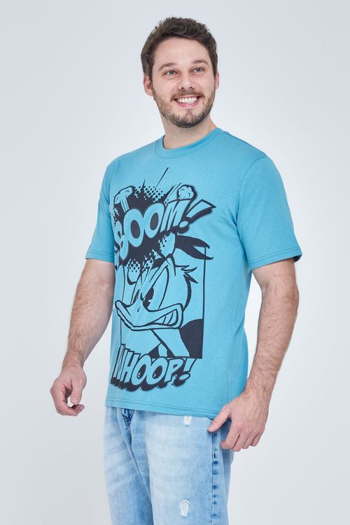 Camiseta Masculina Disney Azul