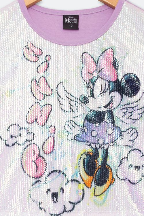 Blusa Infantil Menina Lilás Tam 10 a 16