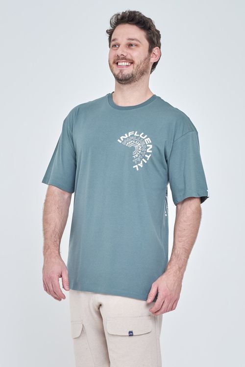 Camiseta Masculina Street Verde
