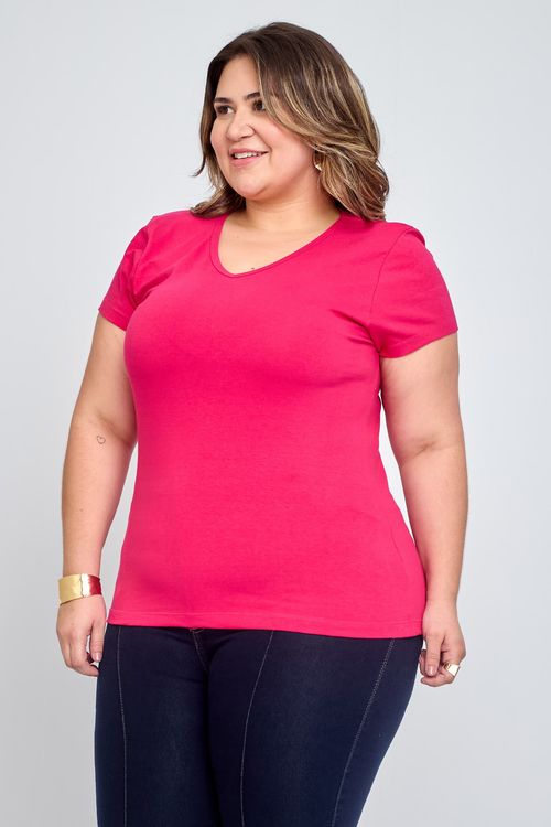 Blusa Feminina Modelo Feita Pra Mim Cotton Rosa