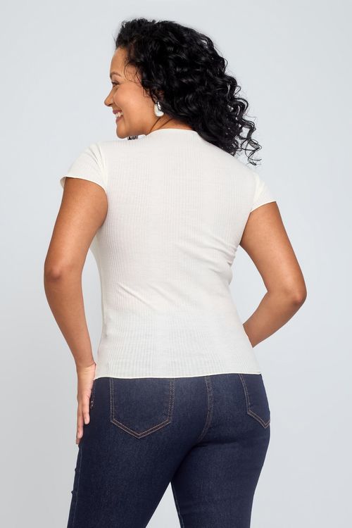 Blusa Feminina Casual Branca