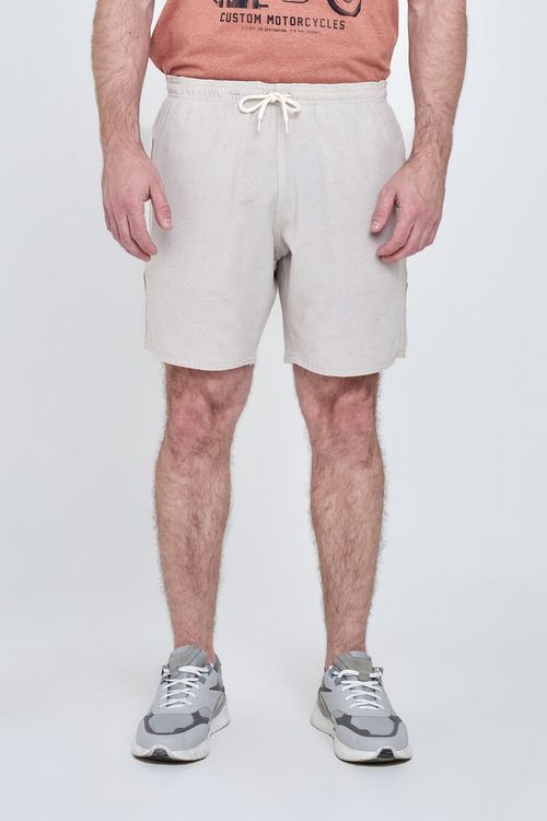 Bermuda Masculina Lisa Bege