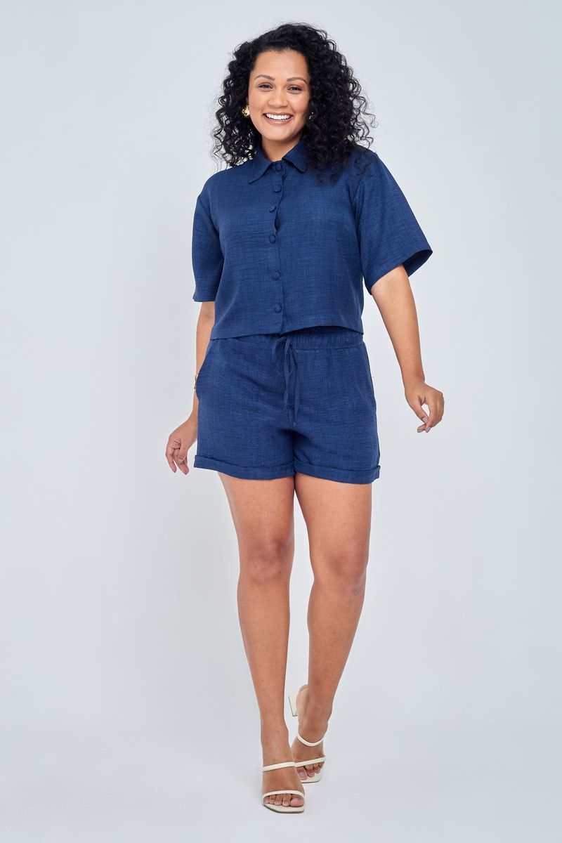 Blusa-fem-casual-mc-botoes-azul-marinho-azul-escuro-P