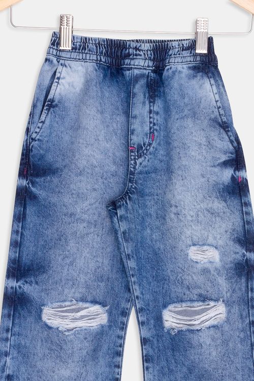 Calca inf4/8nas 30480 wide abrt mliha jeans medio