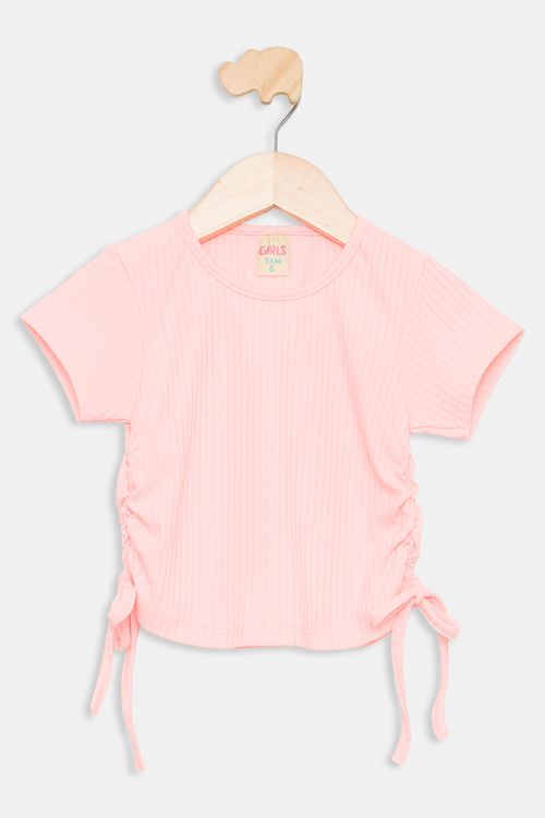 Blusa Infantil 4/8 Anos - Coral