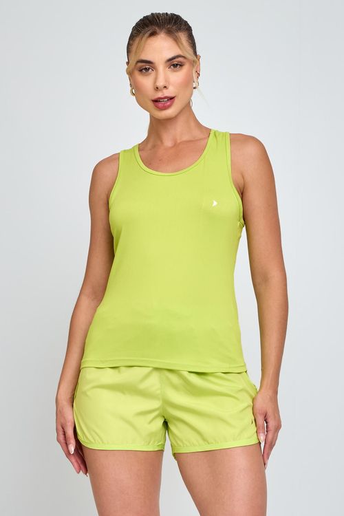 Blusa Feminina Sem Costura Verde Lima