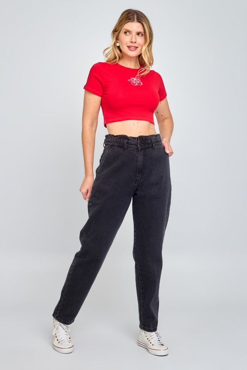 Calça Feminina Reta Preto