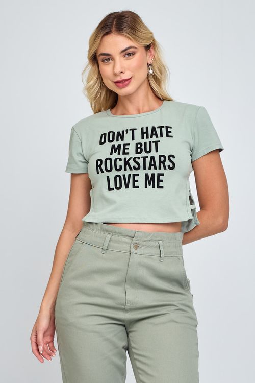 Top Feminino Fashion Verde Escuro