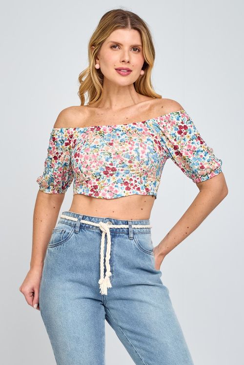 Top Feminino Floral