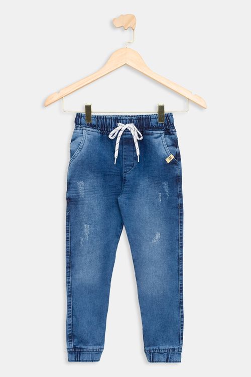 Calça Jeans Infantil 4/8 Anos Escuro - Jeans Claro