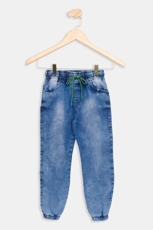 Calça Infantil Jeans Escuro Tam 4 a 8