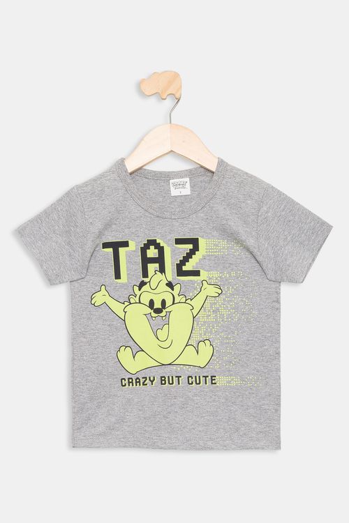 Camiseta Infantil 1/3 Anos Taz - Mescla