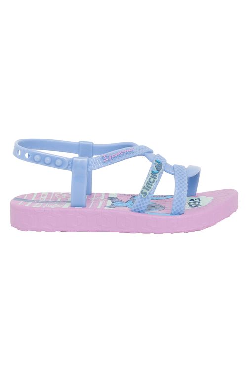 Chinelo BB Stitch Lilás/Azul