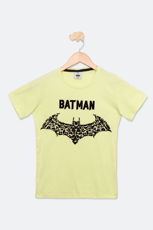 CAMISETA MC INF10/16NOS 107.243C BATMAN - VERDE LIMA