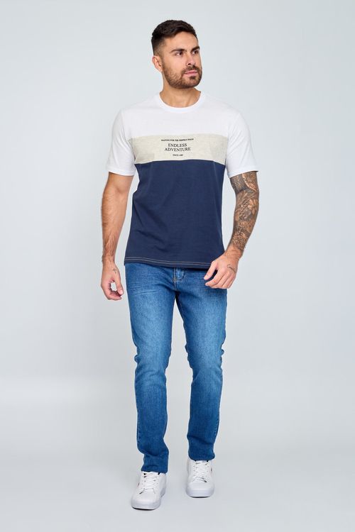 Calça Masculina Jeans Azul Médio