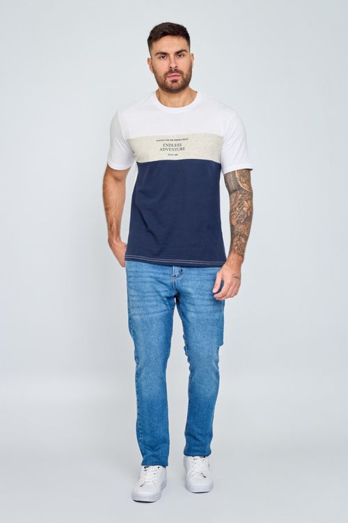 Calça Masculina Jeans Azul Médio